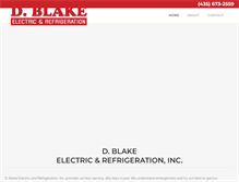 Tablet Screenshot of dblakeelectric.com